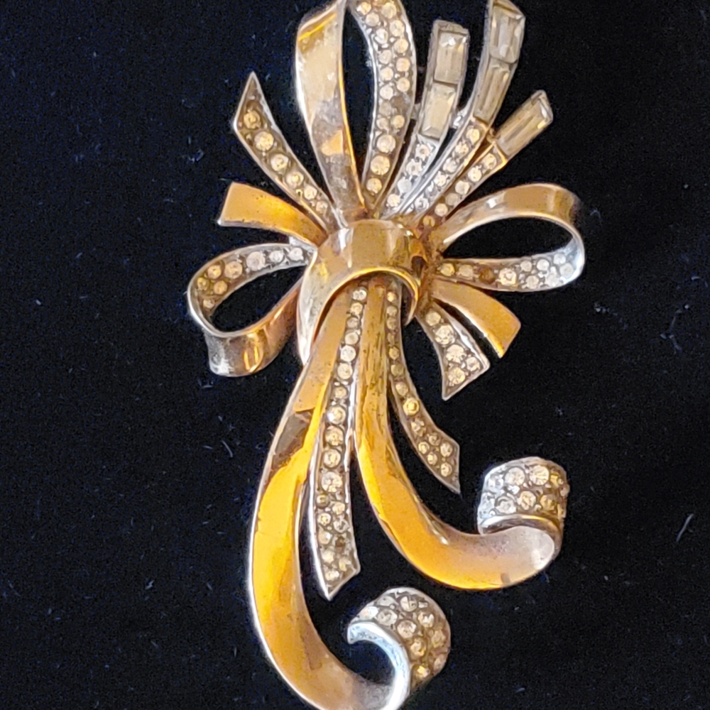 Sterling Boucher Bow Brooch